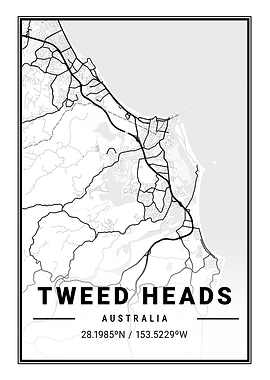 Tweed Heads Light City Map
