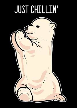 Polar Bear Chillin Relaxed