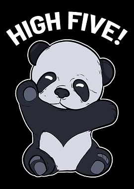 Panda High Five Panda Love