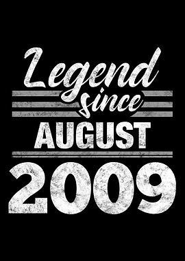 Legend Since August 2009