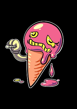 Cannabis Ice Cream Cone