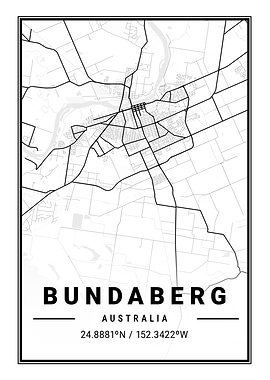 Bundaberg Light City Map