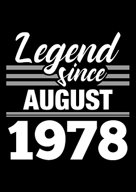 Legend Since August 1978