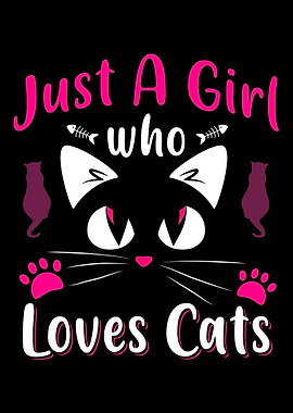 Girl Loves Cats