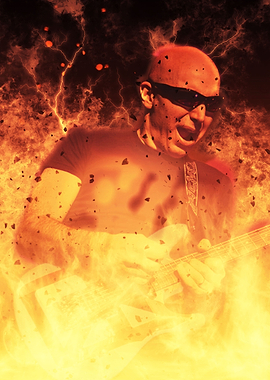 Joe Satirani on Fire