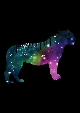 Tiger Silhouette Galaxy De