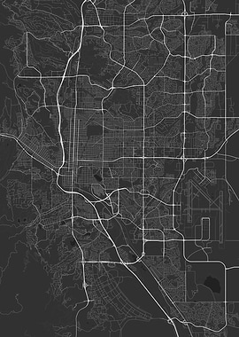 Colorado Springs USA Map