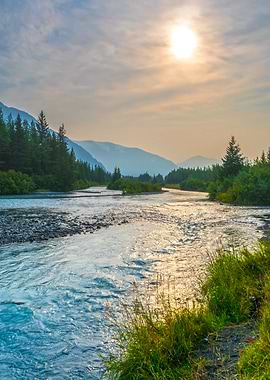 Portage Glacier River