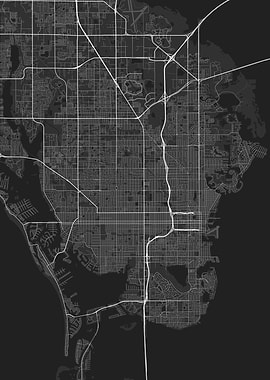 St Petersburg USA Map