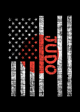 US Japan Flag Judo