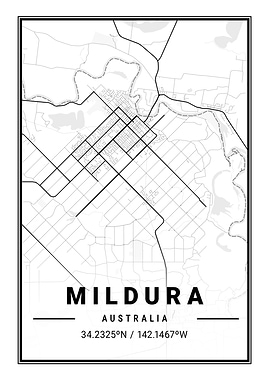 Mildura Light City Map