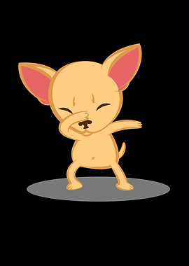 Dabbing dance Chihuahua