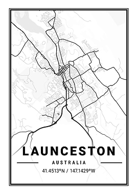 Launceston Light City Map
