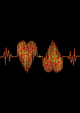 Beautiful heartbeat love