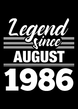 Legend Since August 1986