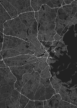 Boston USA Map