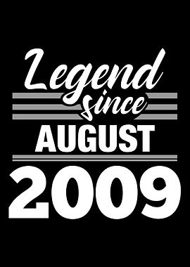 Legend Since August 2009