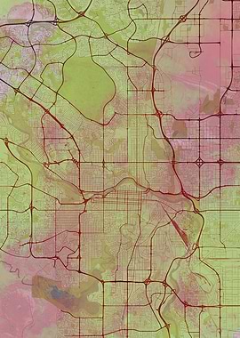 Calgary Street Map