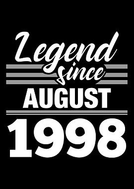 Legend Since August 1998