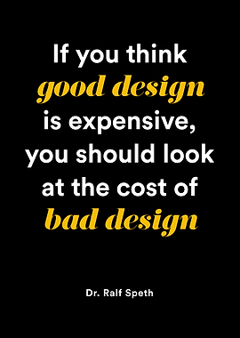 Cost of bad design
