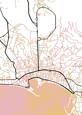 Casablanca Street Map