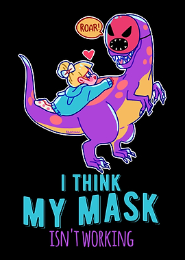 Mask dinosaur costume disg