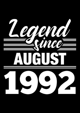 Legend Since August 1992