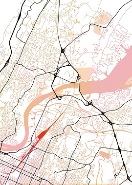 Chattanooga Street Map