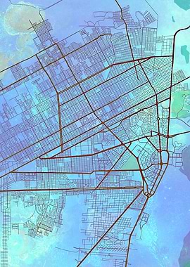 Cancun Street Map