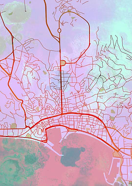 Casablanca Street Map