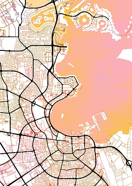 Doha Street Map