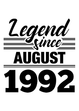 Legend Since August 1992
