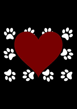 Heart on Paw