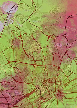Frankfurt Street Map