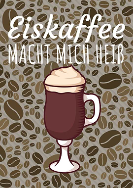 Eiskaffee heiss