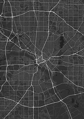 Dallas USA Map