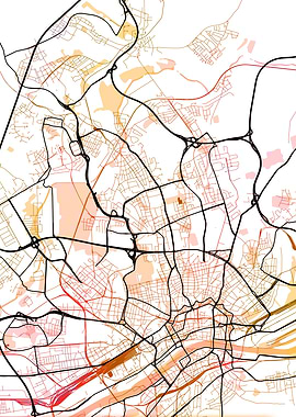 Frankfurt Street Map