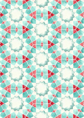 Floral Geometric Pattern02
