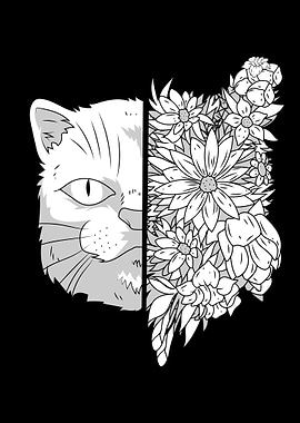 Half Cat Half Flower