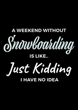 Snowboard Gift Winter