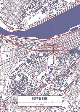 Fenway Park Map