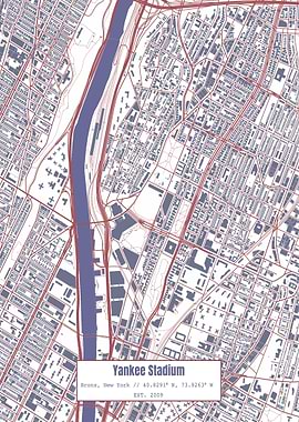 Yankee Stadium Map