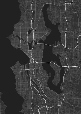 Seattle USA Map