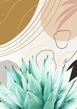 Abstract Agave Glam 2