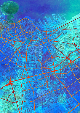 Casablanca Street Map