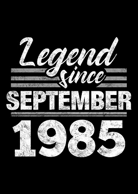 Legend Since September 198