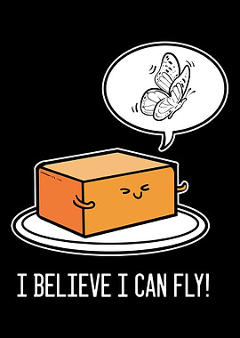 Butter Fly Funny Dreamer A