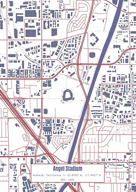 Angel Stadium Map