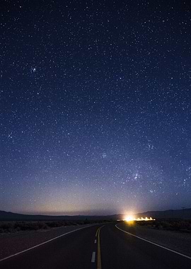 ROAD THROUGH THE NIGHT SKY