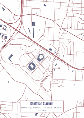 Kauffman Stadium Map